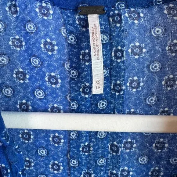 Free People Changing Times Oversized Print Tunic Top